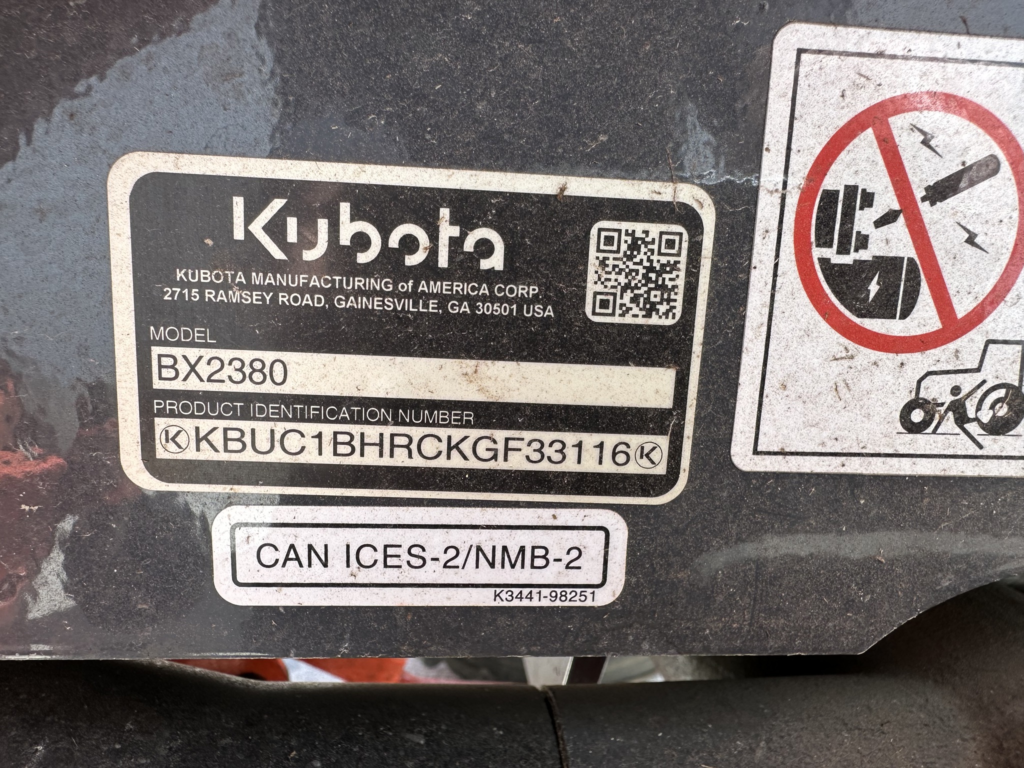 2019 Kubota BX2380 Image 23