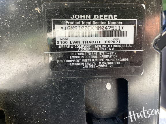 Photo of 2021 John Deere S100