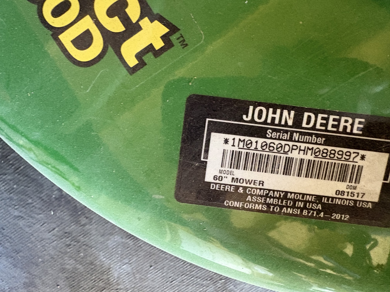 2017 John Deere Autoconnect 60D Image 10