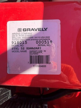 2023 Gravely 918015
