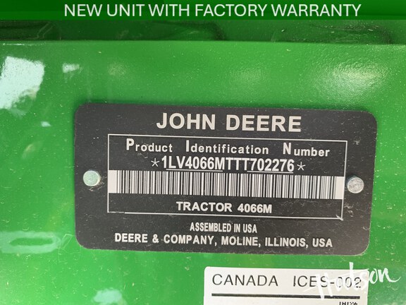 Photo of 2026 John Deere 4066M