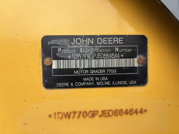 2015 John Deere 770G