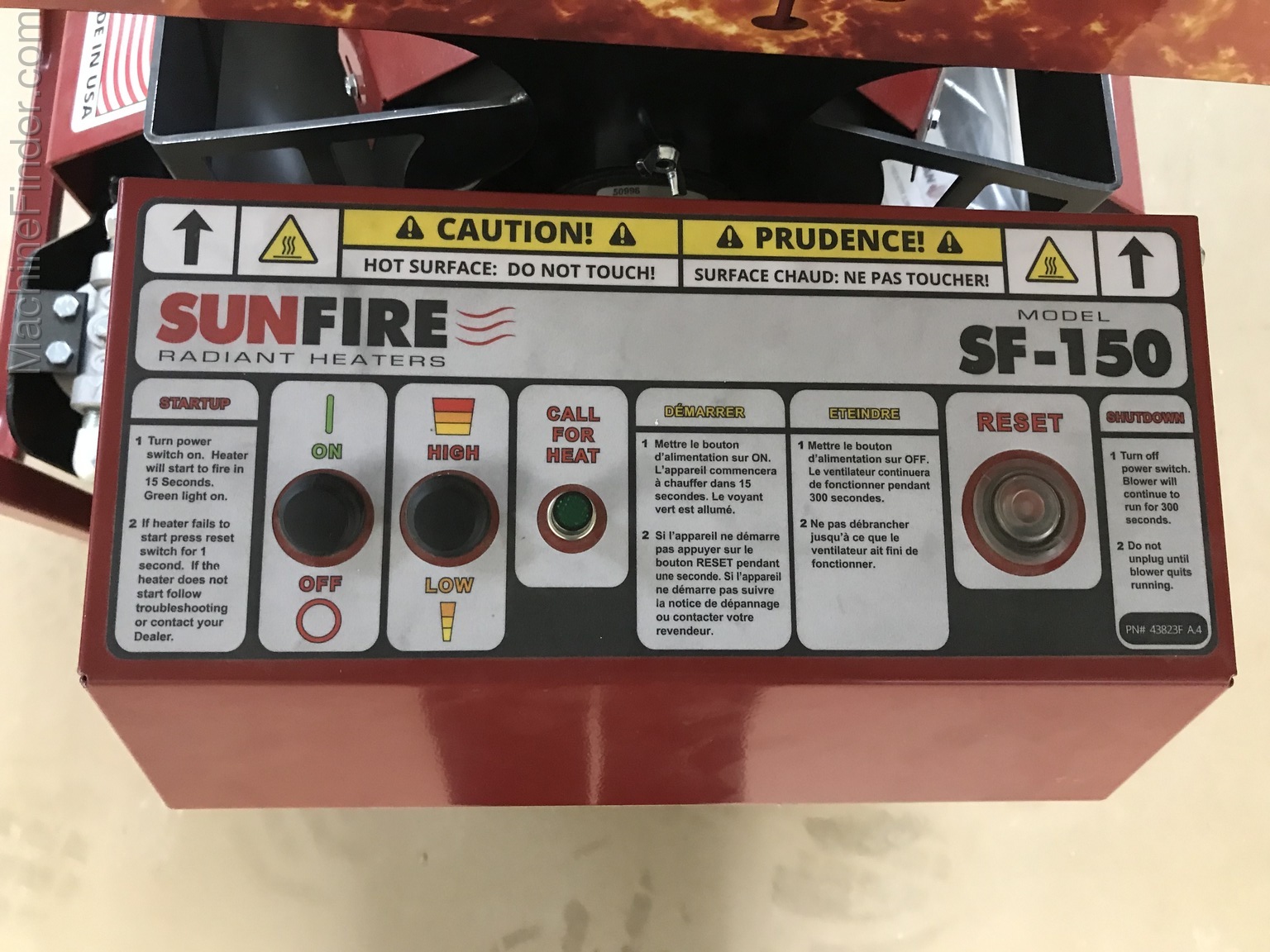 2019 Other SUNFIRE SF150 RADIANT HEATER Image 7