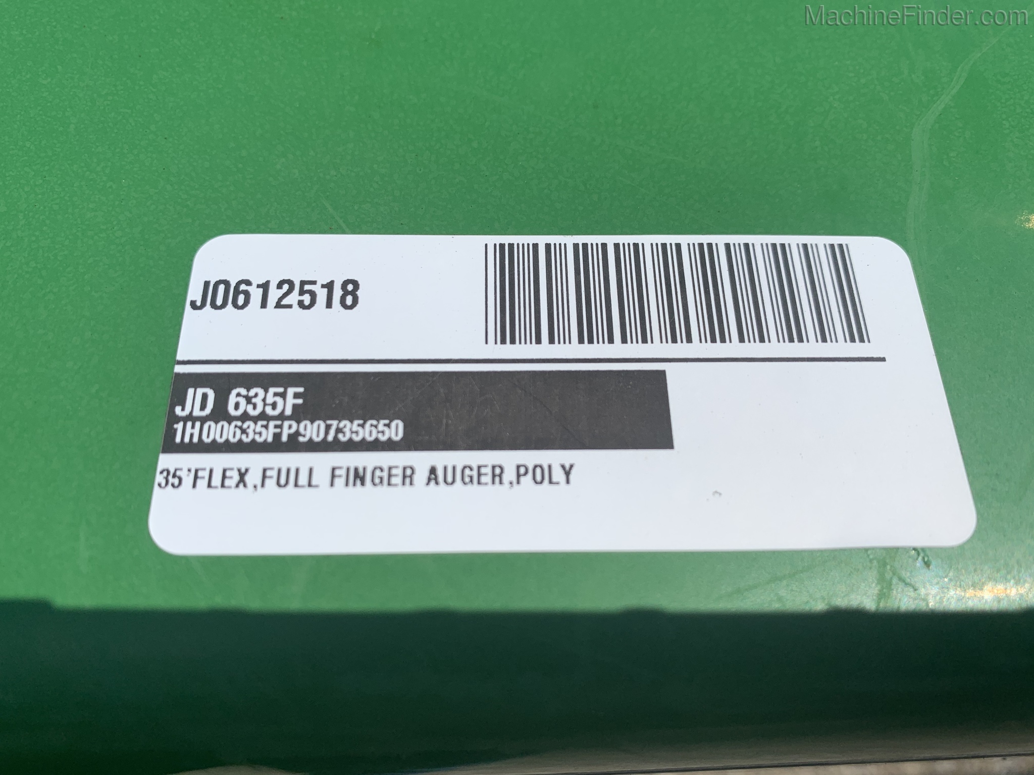 2010 John Deere 635F Image 5