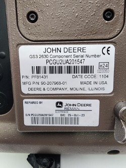 2011 John Deere 2630 W/AUTOTRAC, SECTION CONTROL AND ROWSENSE Image 3
