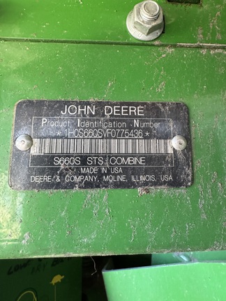 2015 John-Deere S660