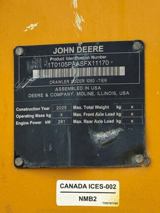 2025 John Deere 1050 P