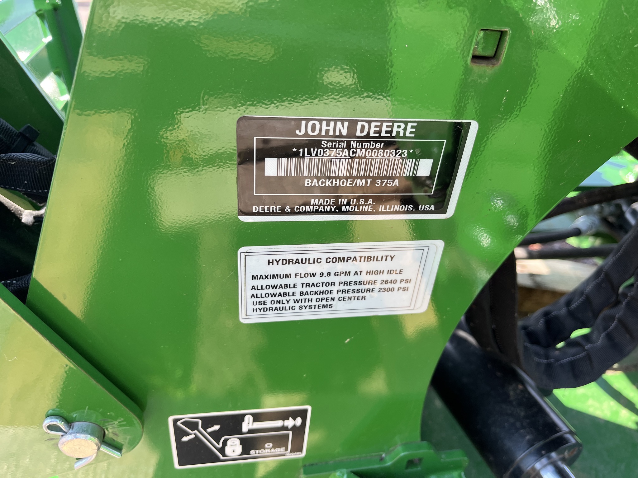 2021 John Deere 375A Image 6