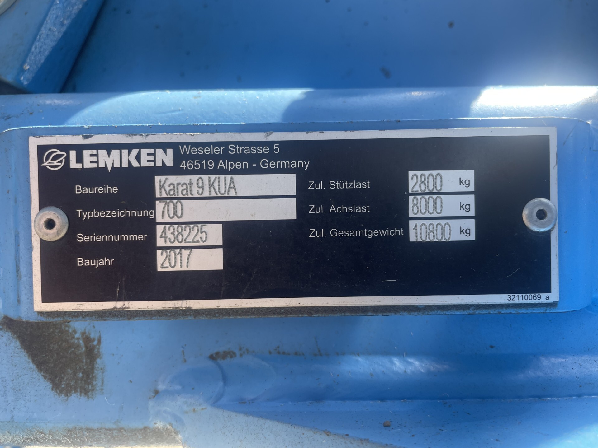 2017 Lemken KARAT 9 KUA Image 34