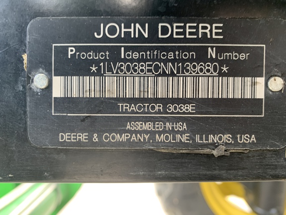 Photo of 2022 John Deere 3038E