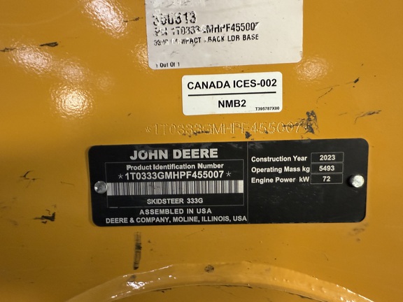 Photo of 2023 John Deere 333G