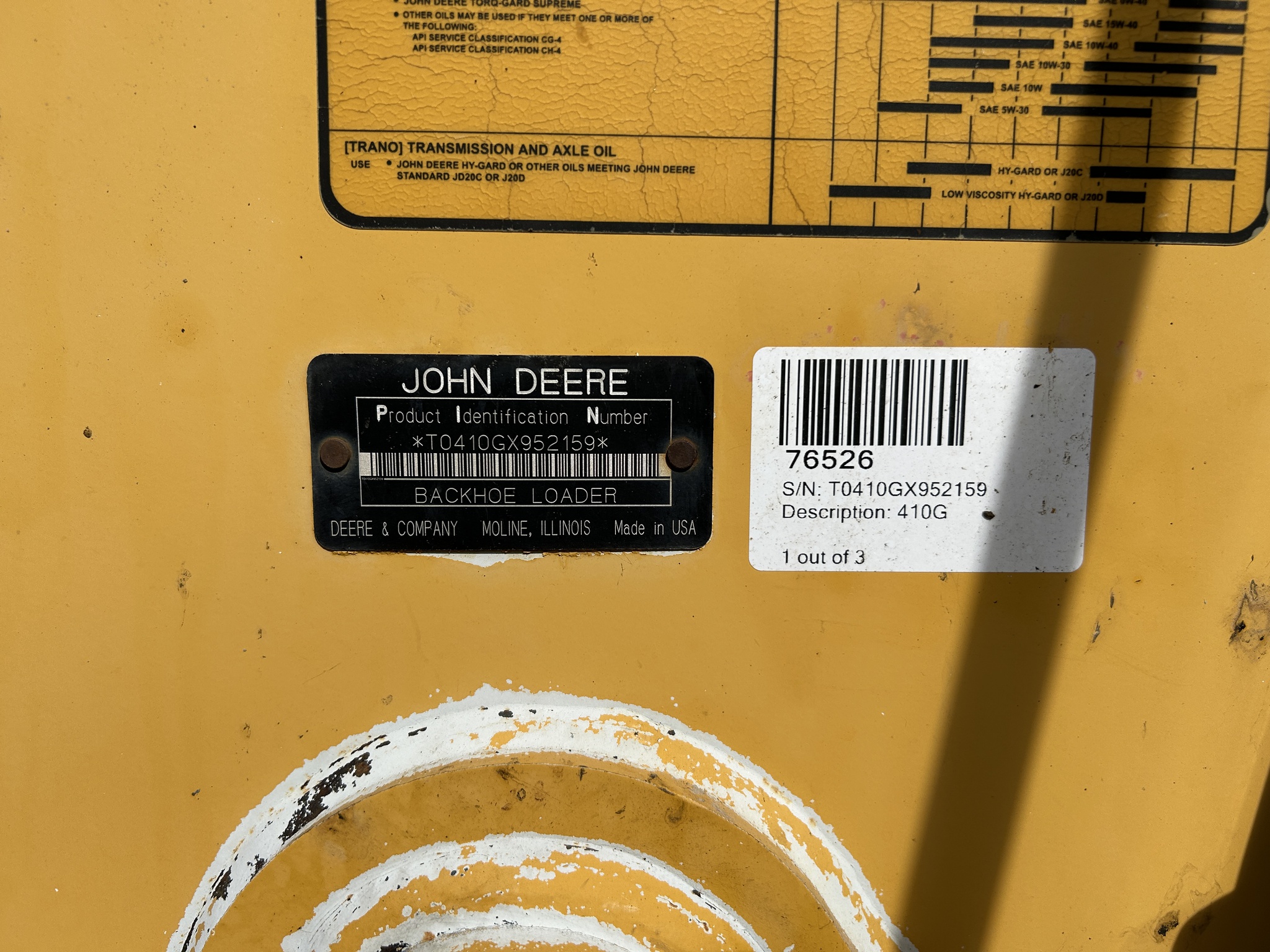 2005 John Deere 410G Image 9