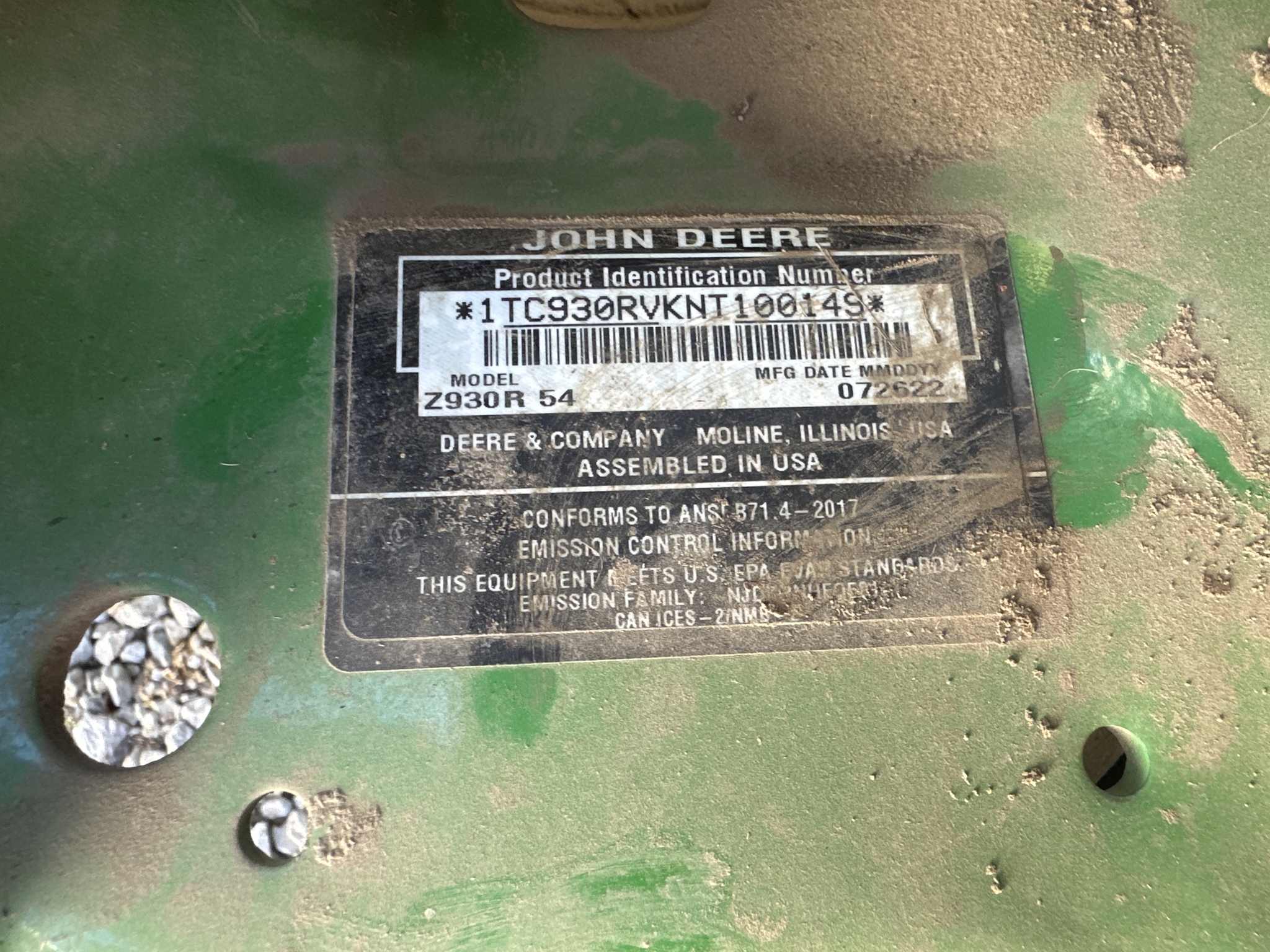 2022 John Deere Z930R Image 20