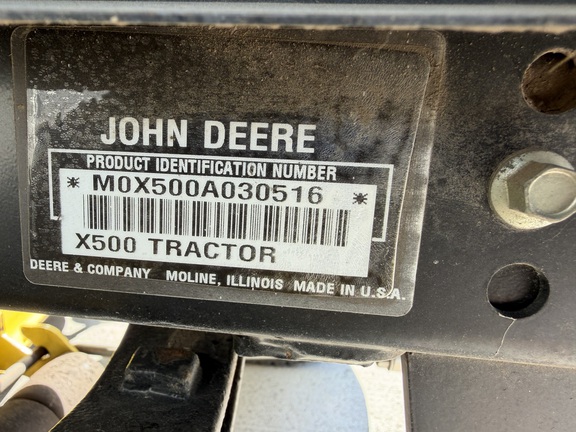 2008 John Deere X500 - Photo22