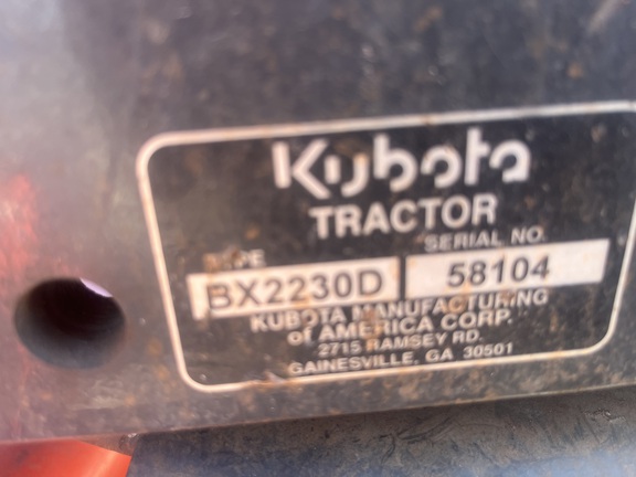 2005 Kubota BX2230D