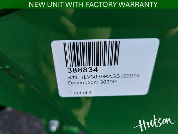 Photo of 2025 John Deere 3039R