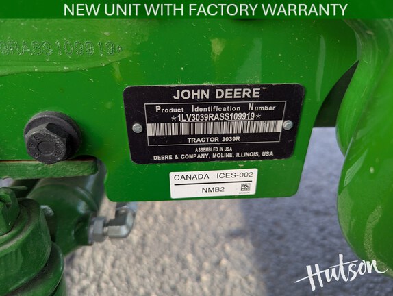 Photo of 2025 John Deere 3039R