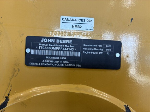 2023 John Deere 333G (16th thumbnail)