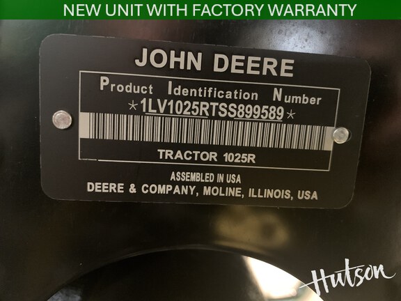 Photo of 2025 John Deere 1025R