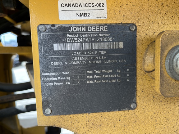 2023 John Deere 524 P