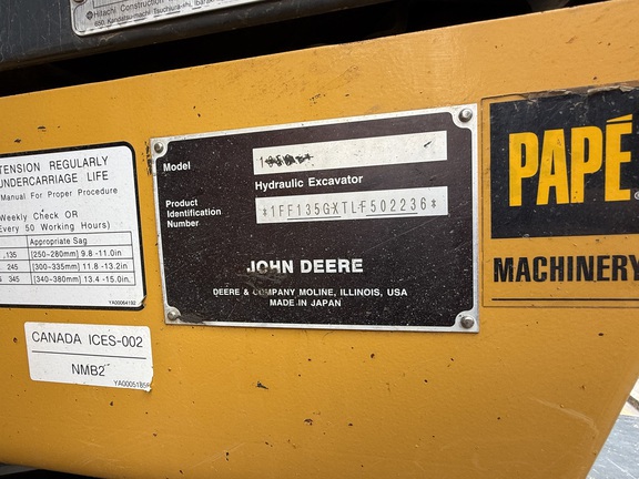2020 John Deere 135G
