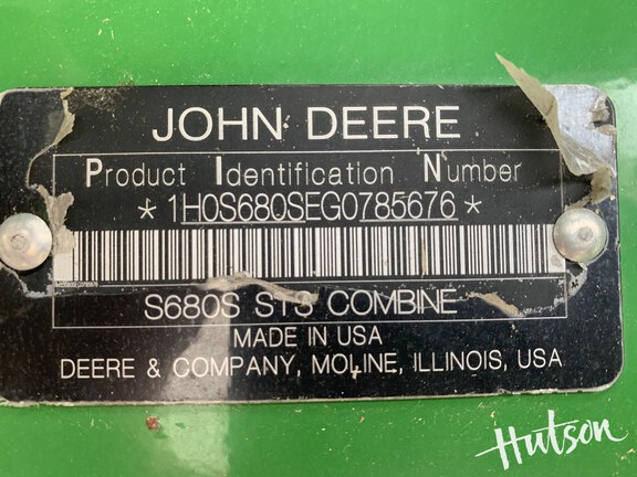 Photo of 2016 John Deere S680