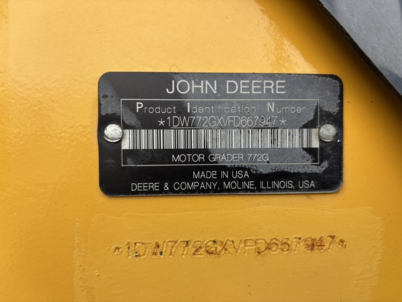 2015 John Deere 772G
