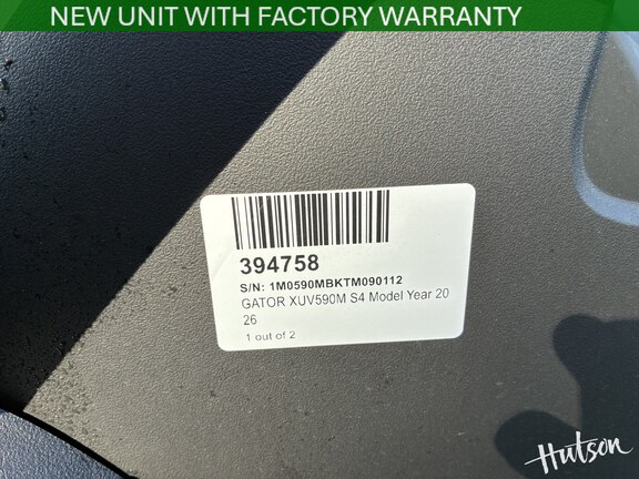 Photo of 2026 John Deere XUV 590M S4