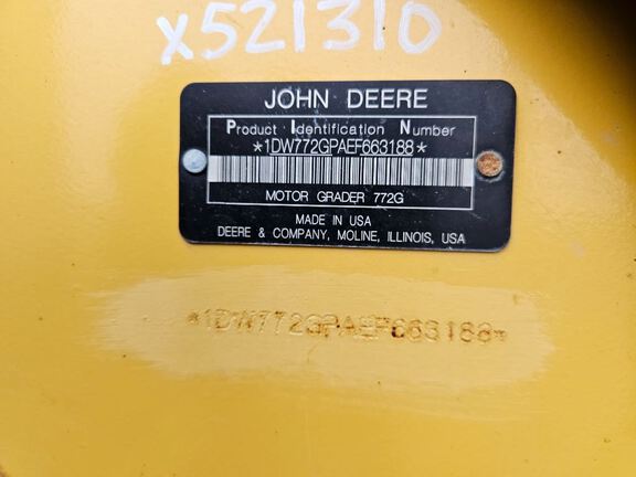 2014 John Deere 772G