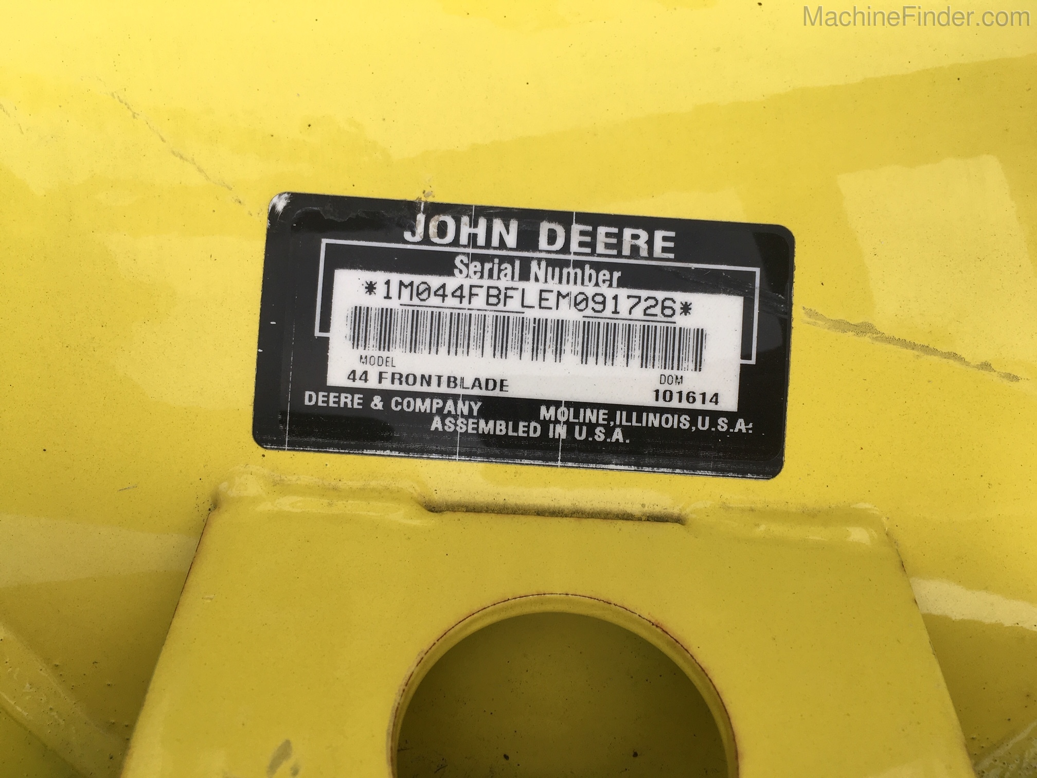 2014 John Deere 44FB Image 2