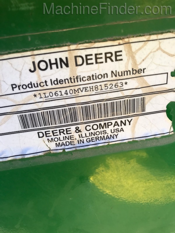 2014 John Deere 6140M Image 2