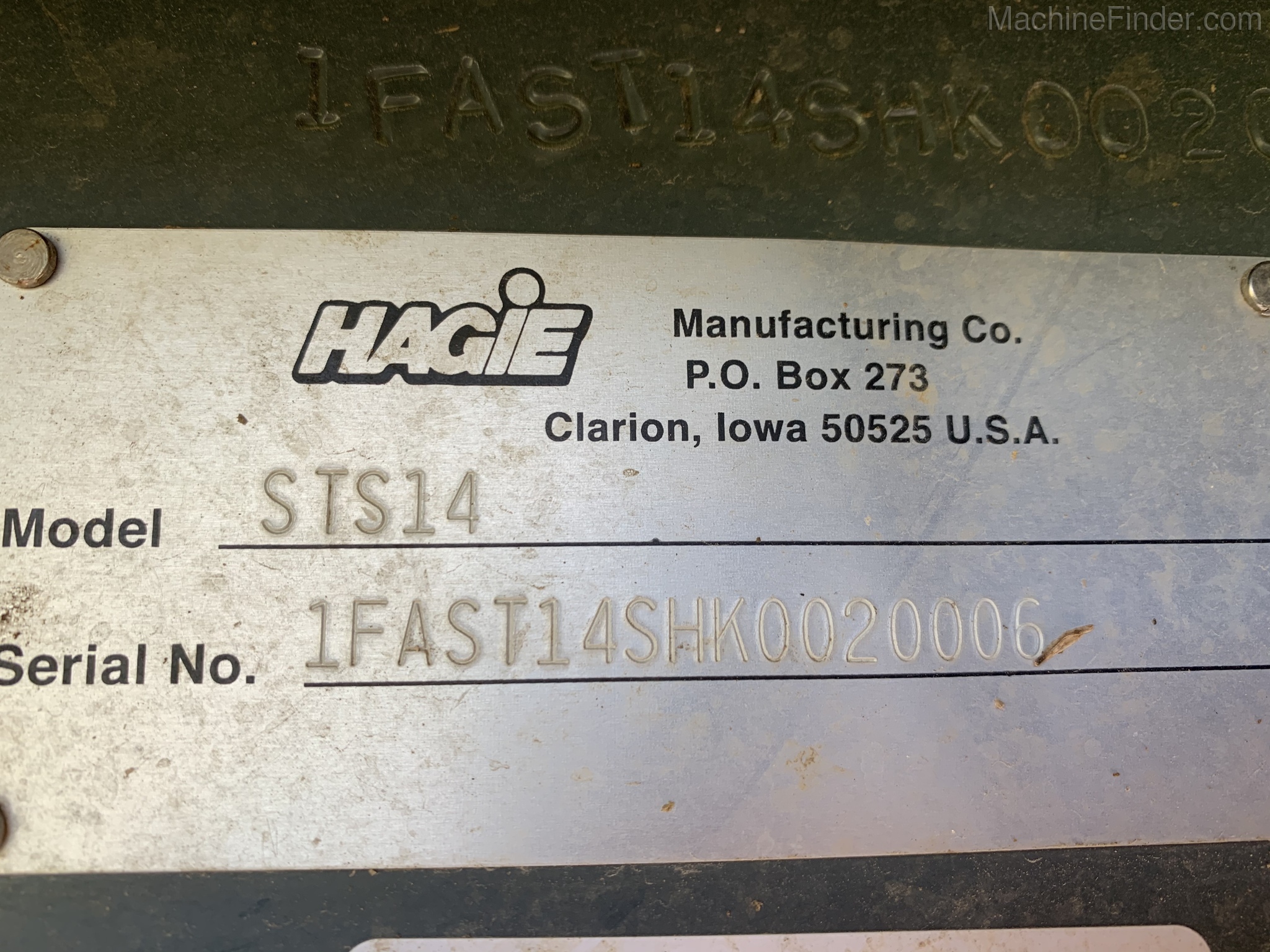 2020 Hagie STS14 Image 17