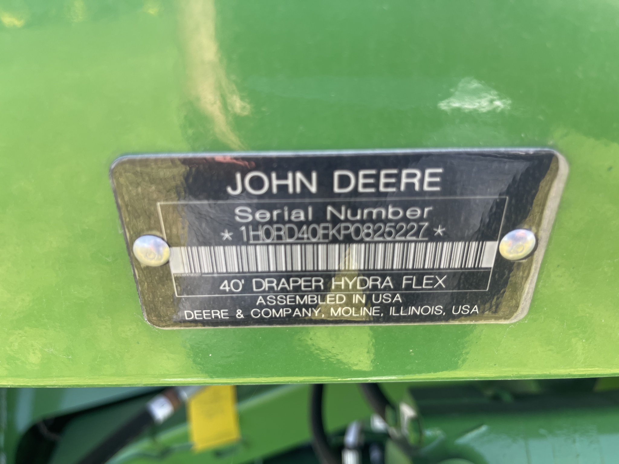  2023 John Deere RD40F at Heritage Tractor in Monmouth, IL