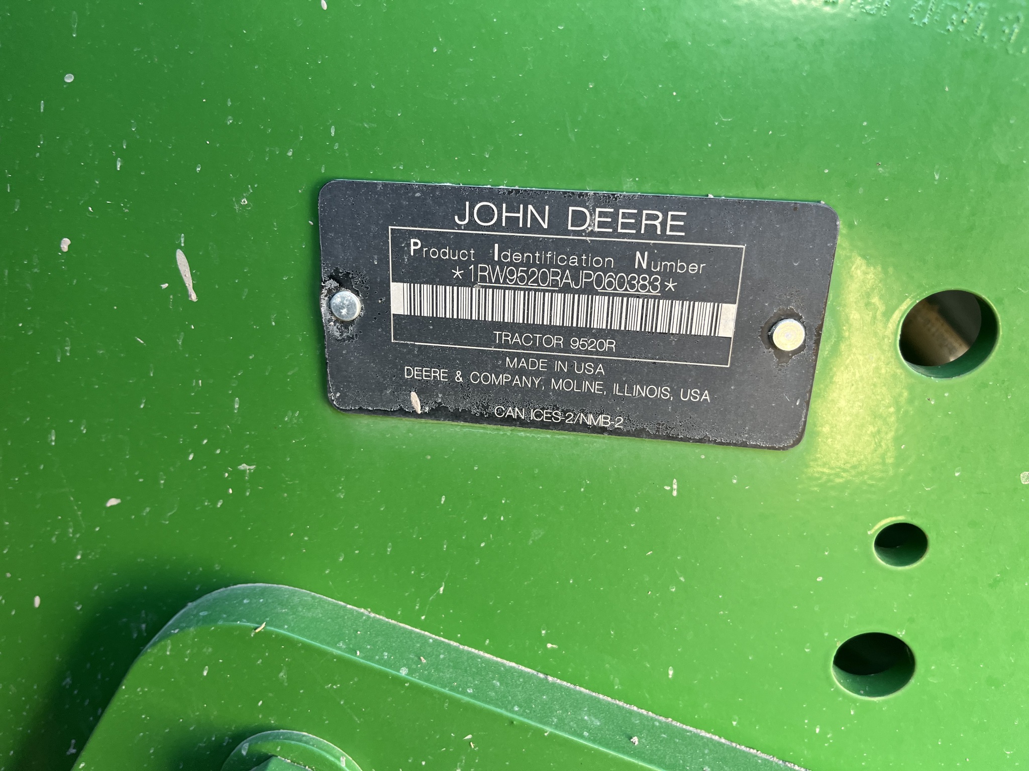  2018 John Deere 9520R at Heritage Tractor in Baldwin City, KS