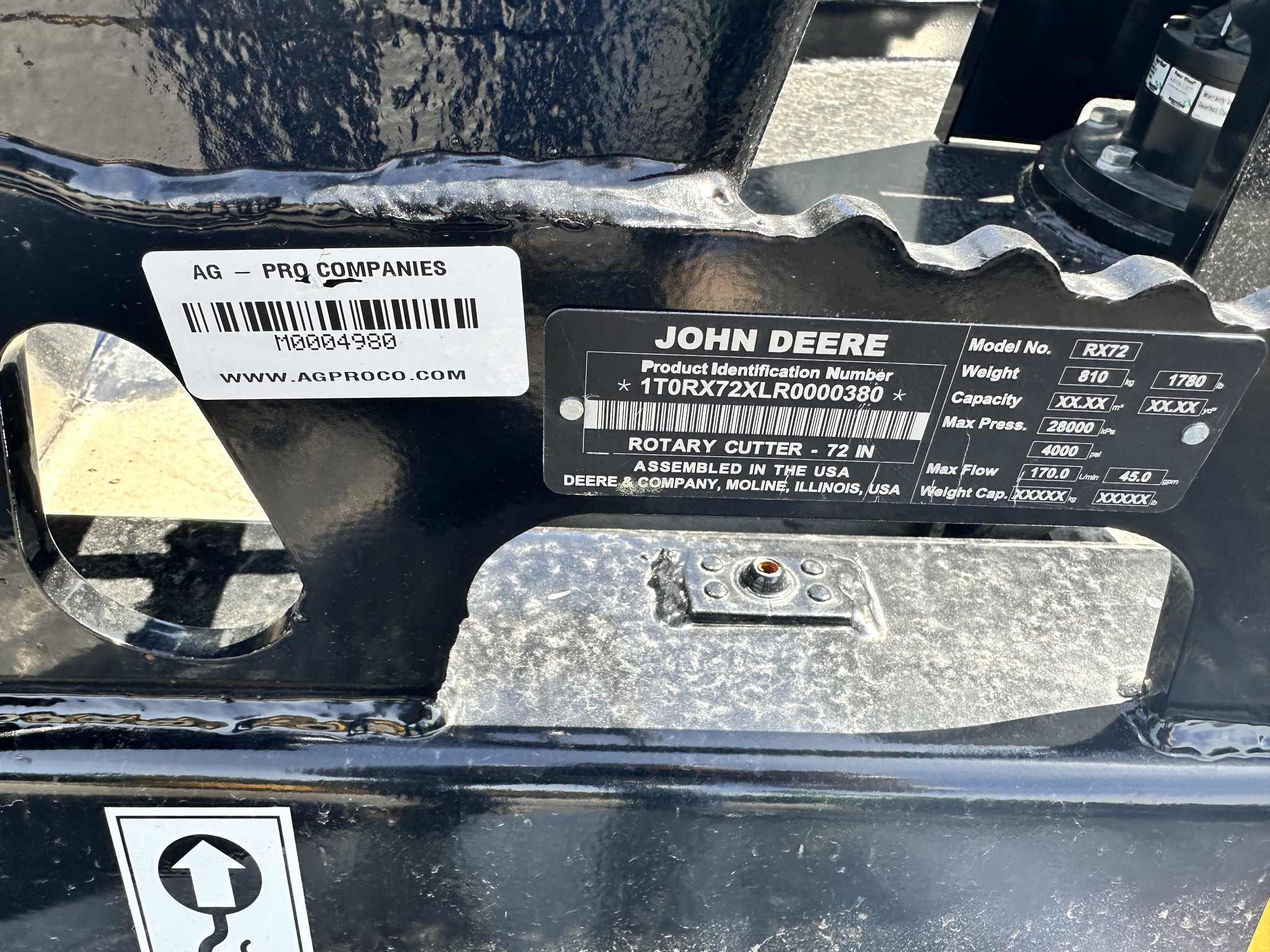 2024 John Deere RX72 ROTARY CUTTER Image 6