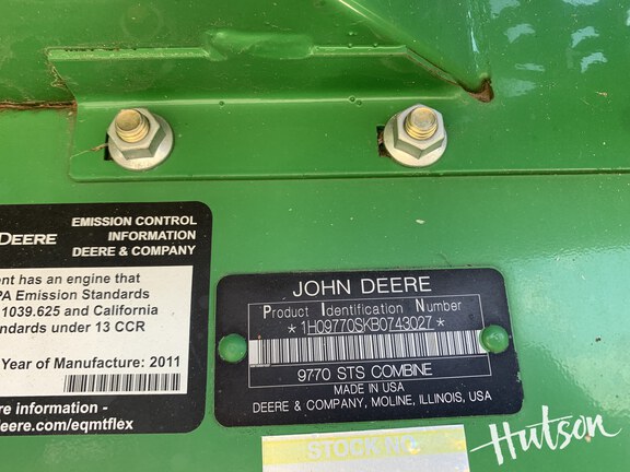 Photo of 2011 John Deere 9770 STS