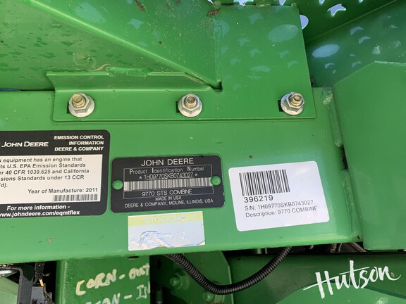 Photo of 2011 John Deere 9770 STS