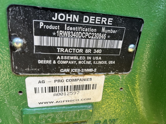 2023 John Deere 8R 340 Picture 22 2023 John Deere 8R 340-22