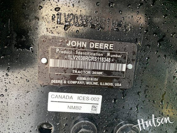 Photo of 2024 John Deere 2038R
