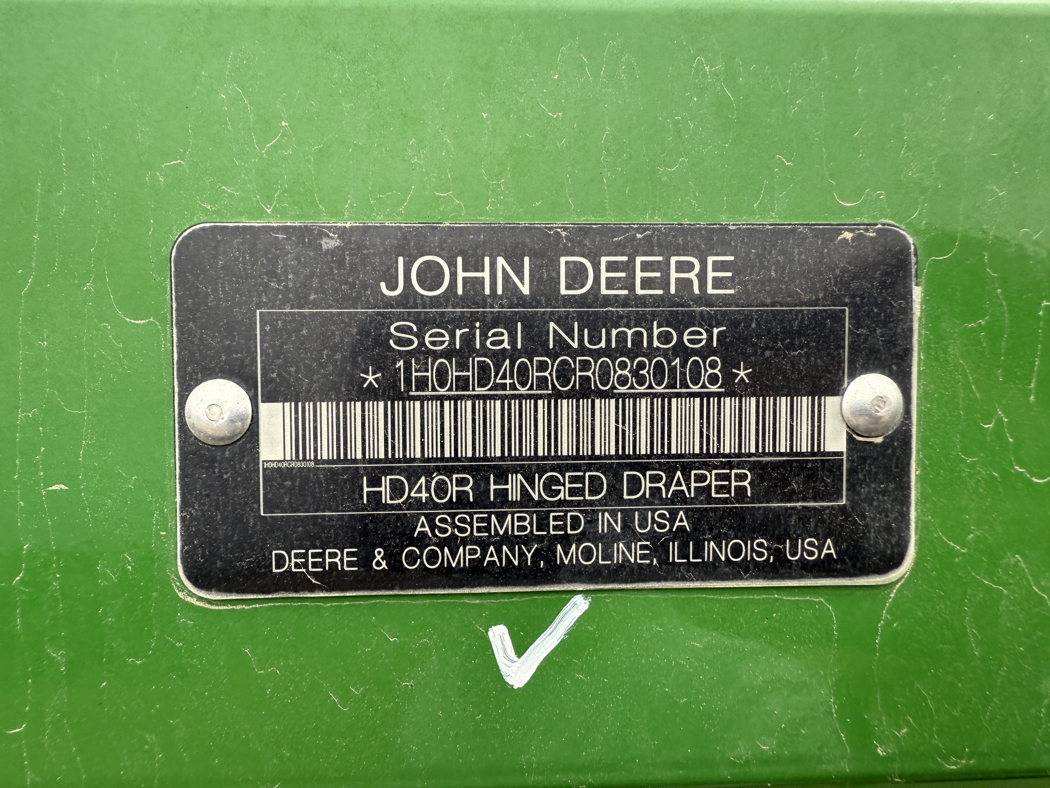 2024 John Deere HD40R Image 24