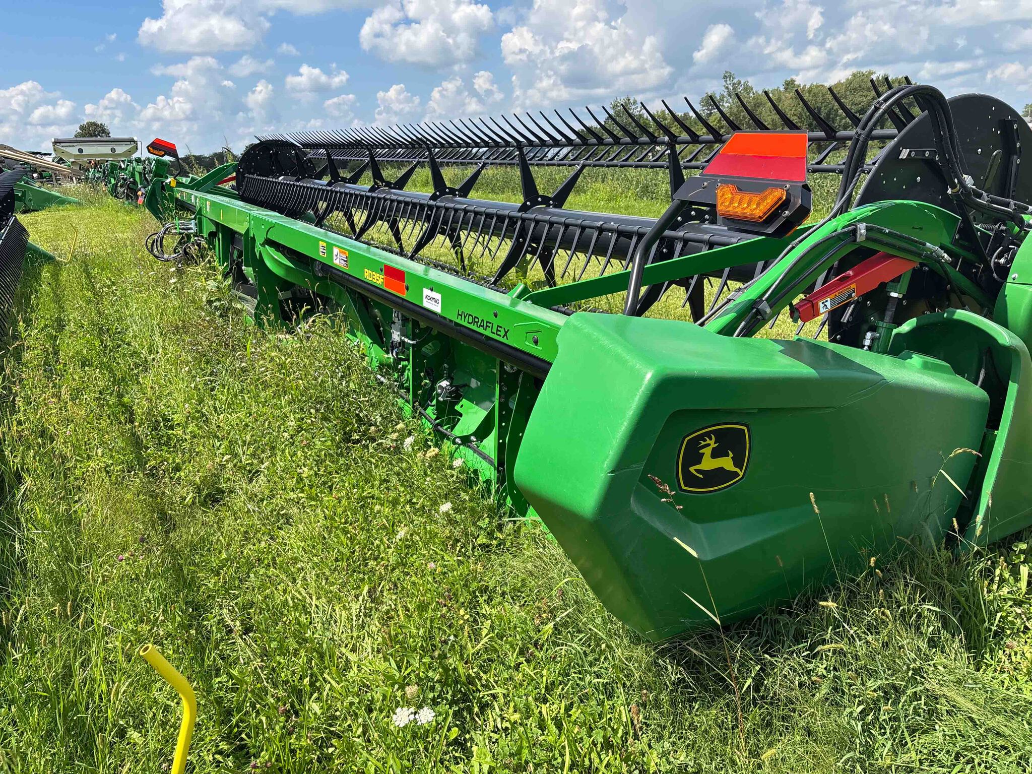 Used 2023 John Deere RD35F Combine Platforms at Koenig Equipment in Anna, OH - PhotoXL4