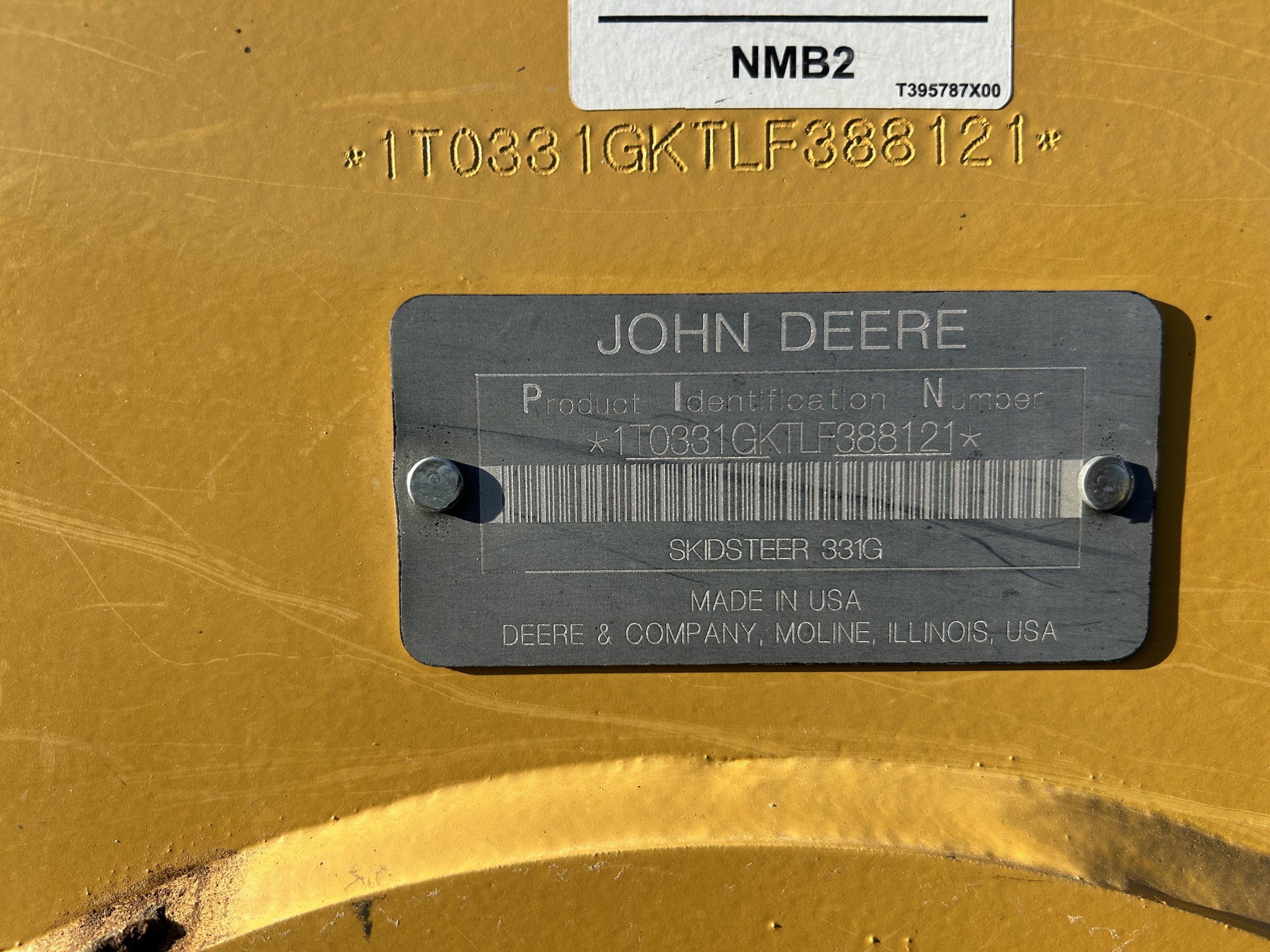  2021 John Deere 331G at Heritage Tractor in Harrison, AR