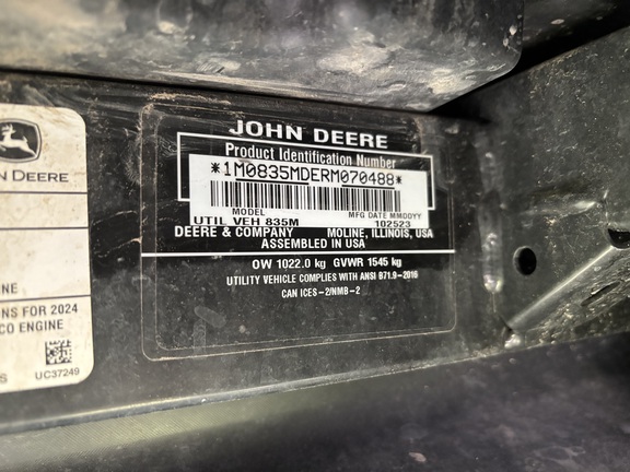 Used 2024 John Deere XUV 835M ATVs & Gators at Koenig Equipment in Lebanon, OH - Photo14