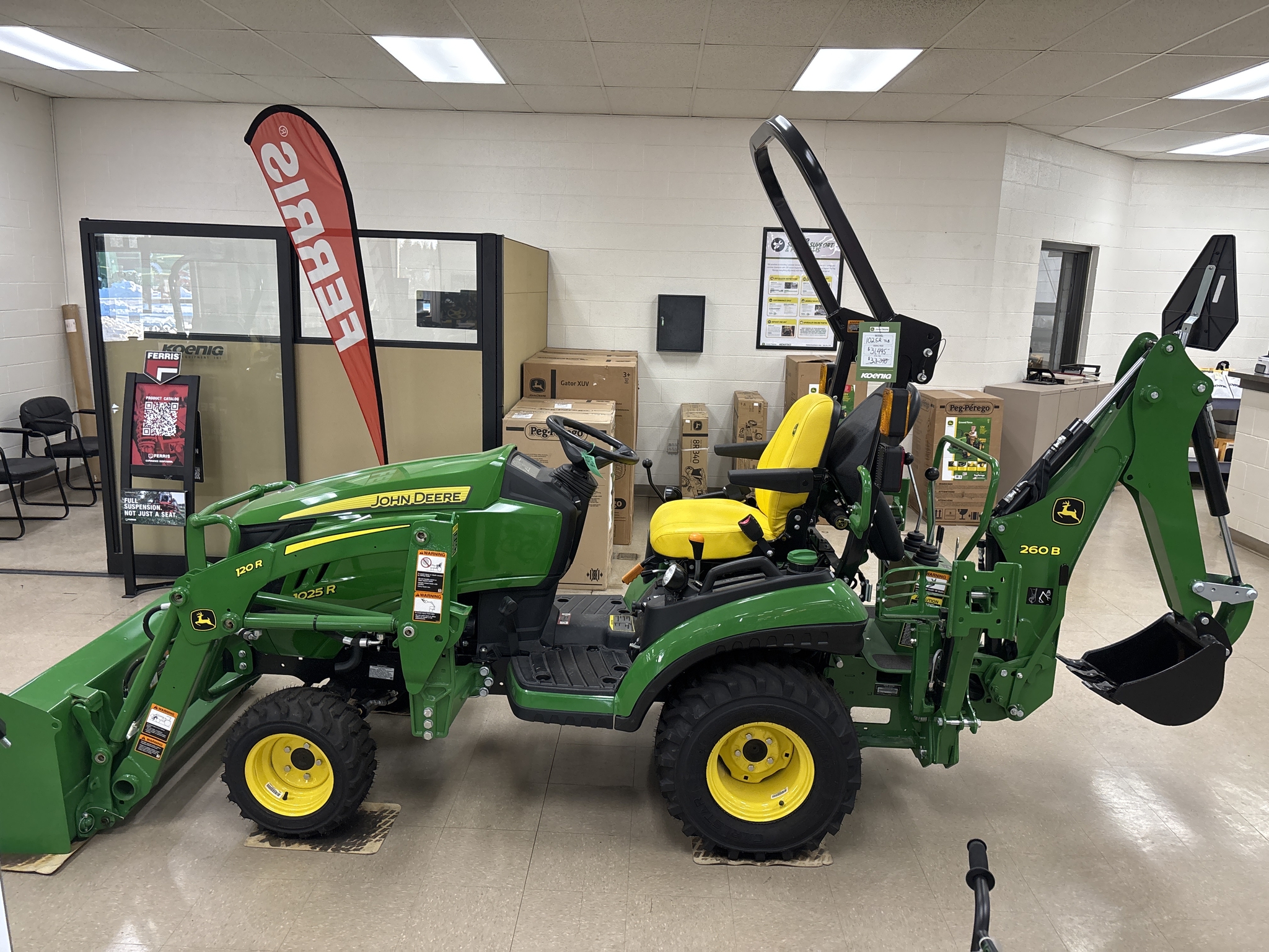 New In-Stock 2024 John Deere 1025R Compact Utility Tractors at Koenig Equipment in Urbana, OH - PhotoXL0