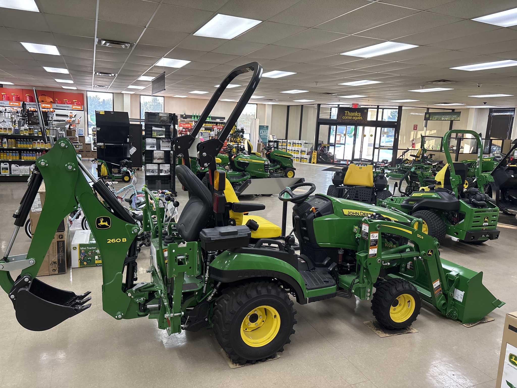 New In-Stock 2024 John Deere 1025R Compact Utility Tractors at Koenig Equipment in Urbana, OH - PhotoXL5