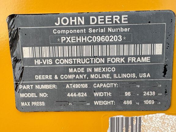 2022 John Deere 624FORKSVIS