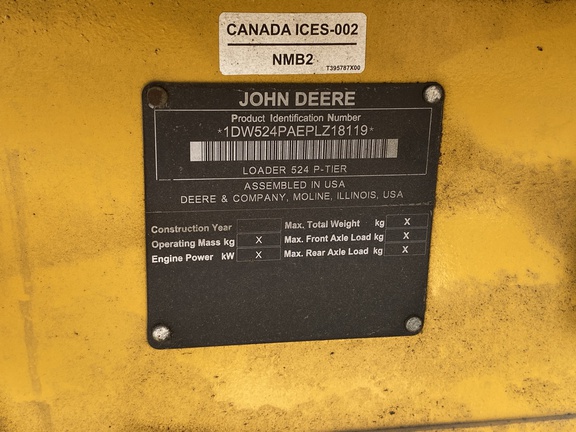 2023 John Deere 524 P