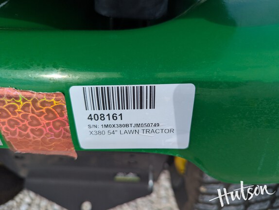 Photo of 2018 John Deere X380
