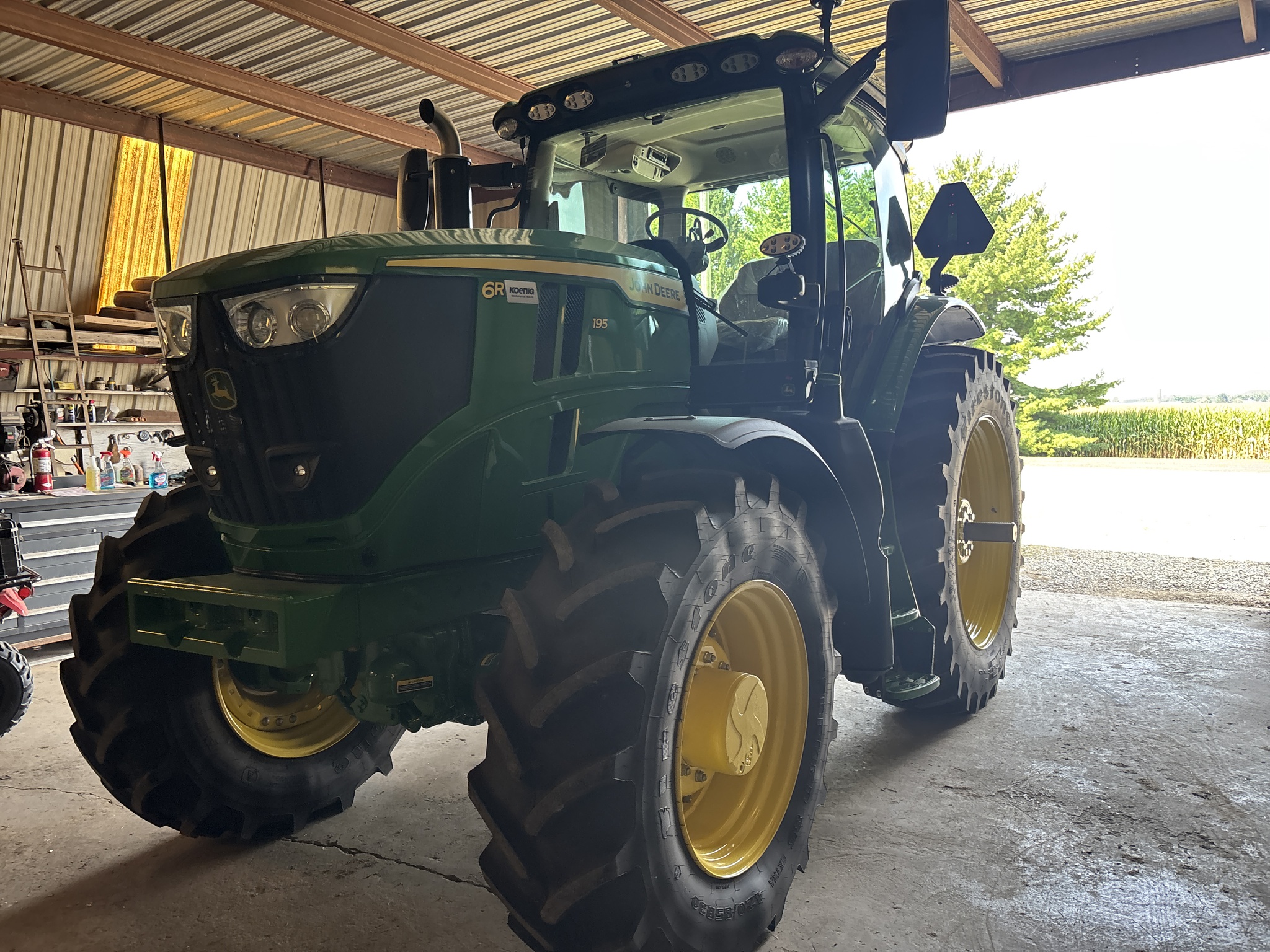 Used 2026 John Deere 6R 195 Row Crop Tractors at Koenig Equipment in Urbana, OH - PhotoXL1
