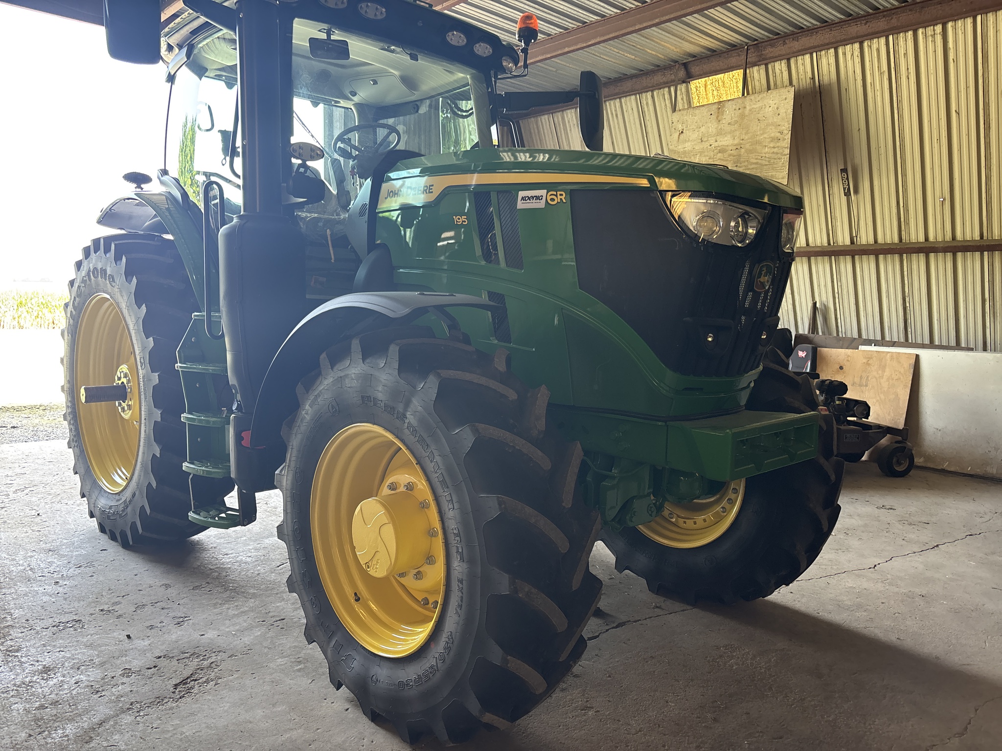 Used 2026 John Deere 6R 195 Row Crop Tractors at Koenig Equipment in Urbana, OH - PhotoXL5